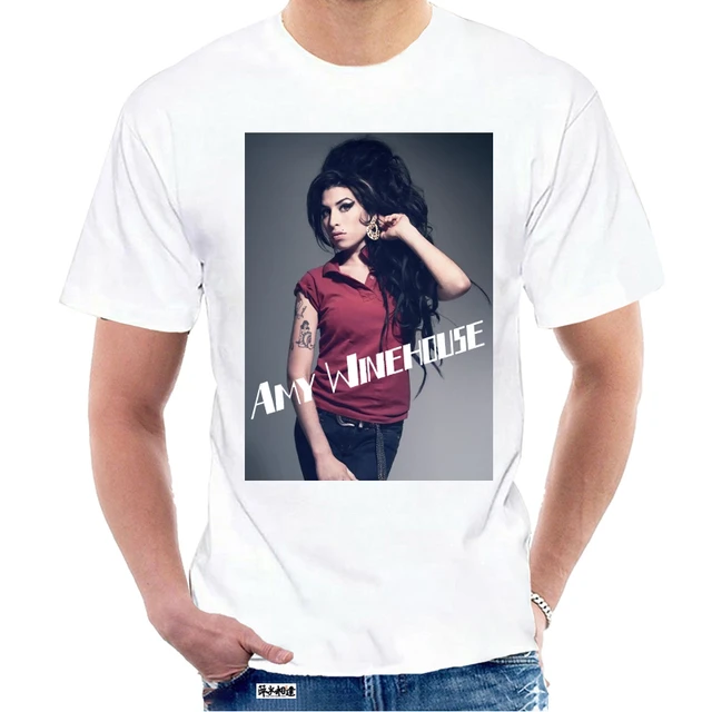 MountGet Winehouse-Camiseta corta para estándar de moda, color negro @ 027615 _ - AliExpress Mobile