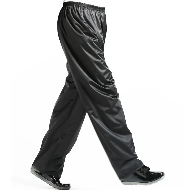 

Raincoat Split Rainproof Pants Motorcycle Waterproof Double Layer 190T Nylon Fabric Rain-proof Pants Single-person Rainwear