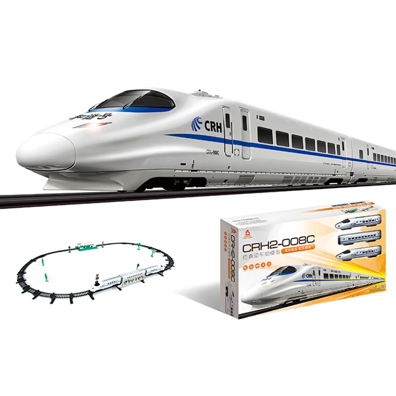 

Educational Harmony High-Speed Rail Car Children Brain Assembled Model EMU Children Gift Toy