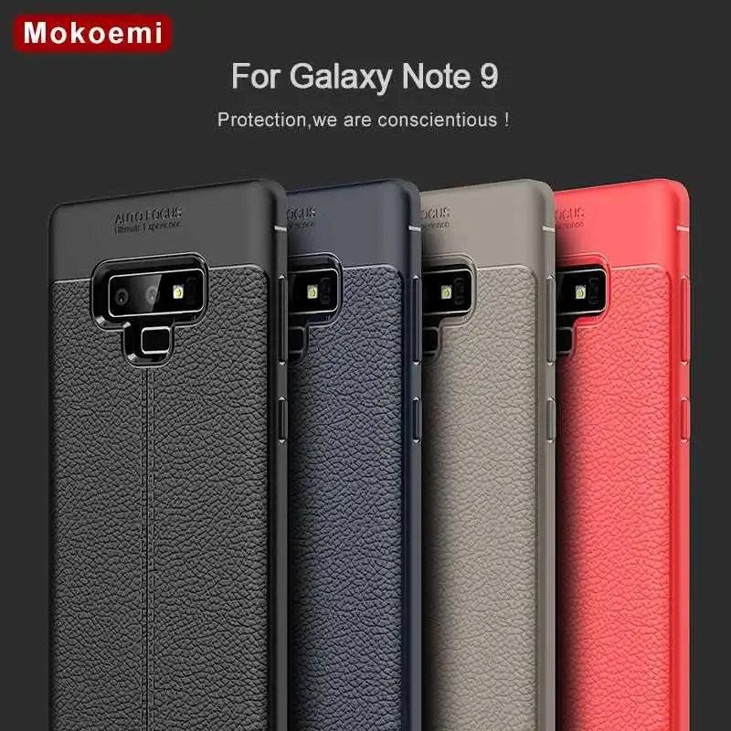 Mokoemi Личи шаблон Ударопрочный Мягкий 6," для samsung Galaxy Note 9 чехол для samsung Galaxy Note 9 Note9 чехол для сотового телефона