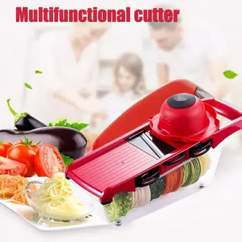 

Vegetable Slicer Red Potato Kitchen Salad Fruit Slicer Eco-Friendly ABS Blades Cooking Creative Economic Carrot Peeler Grater