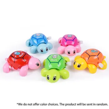 

Creative children's clockwork toy Turtle on the Chain Mainspring Toys Parent-children Interaction Educational Pull Line Rope toy