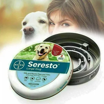 

Dog and Cat Insect Repellent Pet Collar Adjustable Flea and Tick Collar Protection for Small Medium Large Cat Dogs