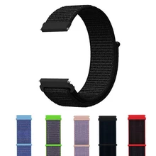 18 мм ремешок для спортивных часов для Fossil Gen 4 Q Venture HR/Gen 3 Q Venture Smartwatch нейлоновый браслет ремешок для huawei honor S1 ремень