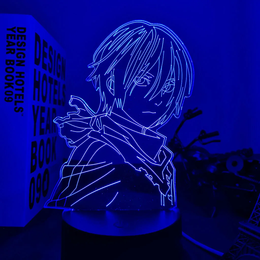 Anime Noragami Yato Figure Led Night Light for Bedroom Decor Light Brithday Gift Manga Noragami 3d Table Lamp Acrylic led night light