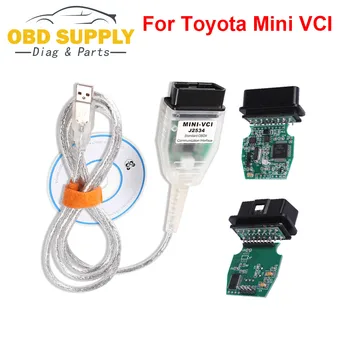 

OBD2 Diagnostic tool V13.00.022 MINI VCI Interface FOR TOYOTA TIS Techstream MINI-VCI FT232RL Chip J2534 OBD2 Diagnostic Cable