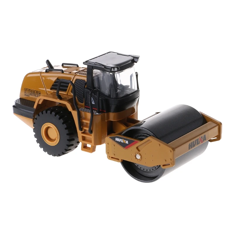 

1/50 Scale Diecast Metal Road Roller Truck Construction Toy Vehicle for Kid Gift