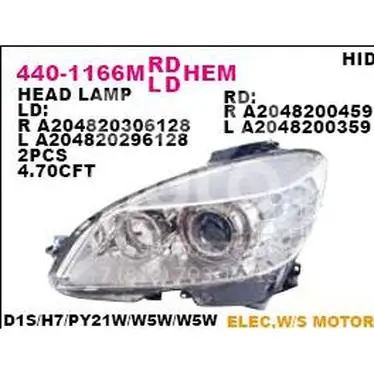 Depo Фара правая 440-1166RMLDHEM