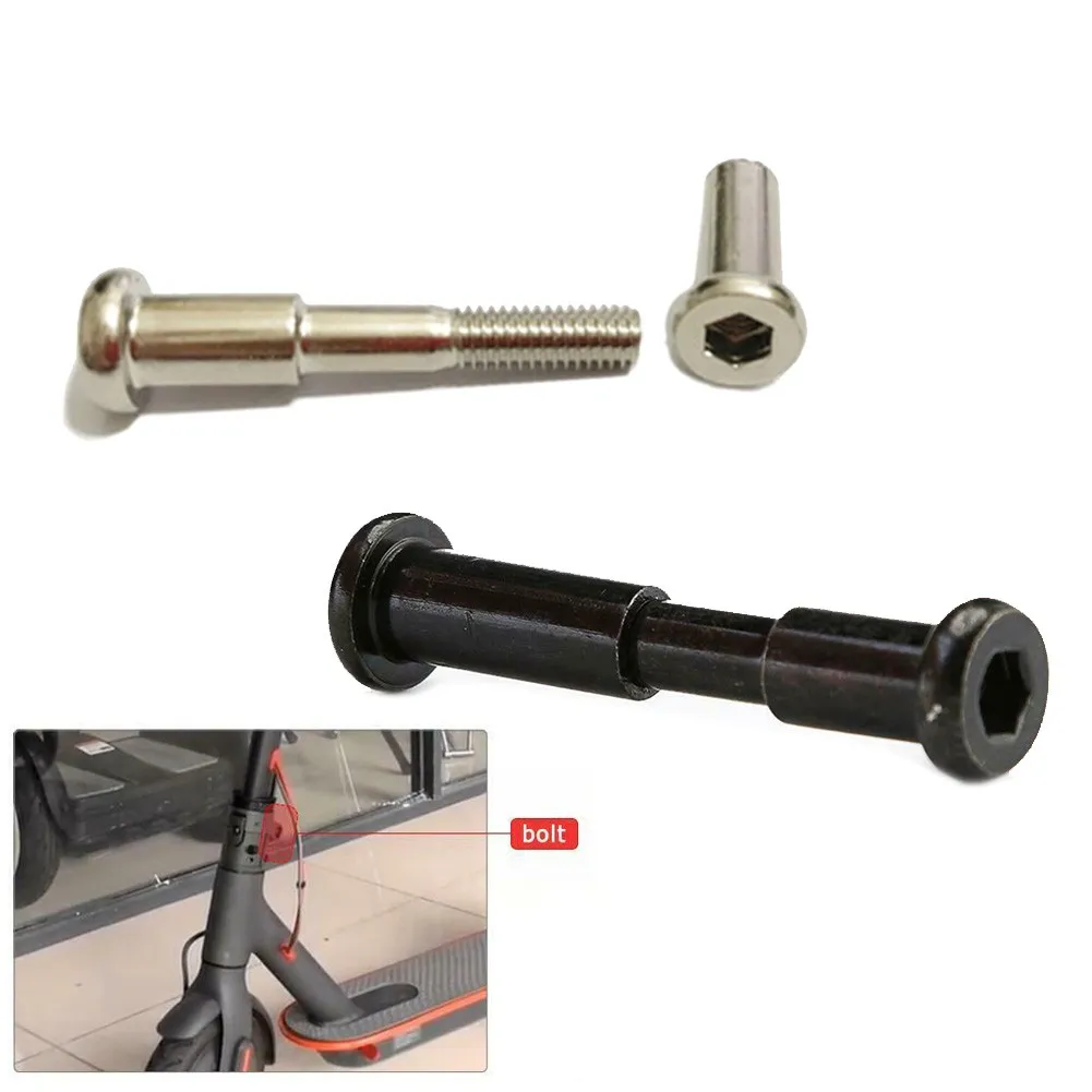 Electric Scooter Fixed Bolt Screw For Xiaomi M365 Metal Folding Shaft Black/Sliver E-Scooter Lock Cycling Part Accessories | Спорт и
