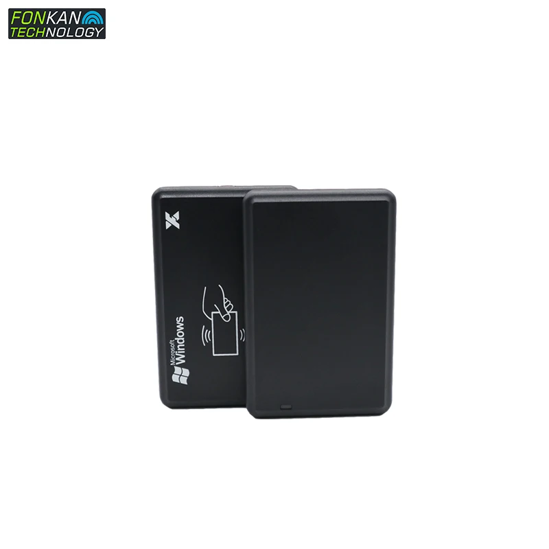 FONKAN Desktop miniUSB 2.0 Portable RFID UHF Reader tag Writer ISO18000-6C USB Keyboard input provide SDK and demo sample Card