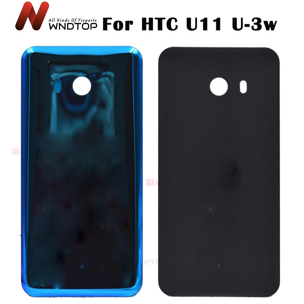 NEW 3D Glass For HTC U11 U-3w W-1w Back Cover Case Battery Door Without Camera Lens Glass Housing 5.5" For HTC U11 Battery Cover transparent mobile frame