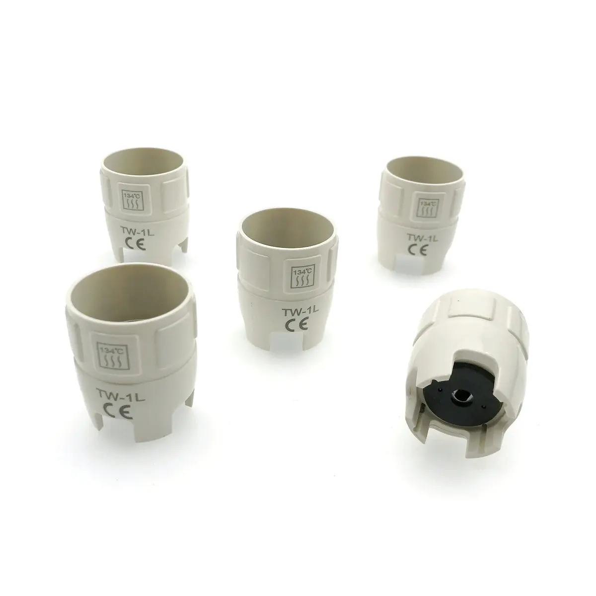 5pcs Ultrasonic Scaler Piezo Tips Torque Wrench Compatible DTE SATELEC