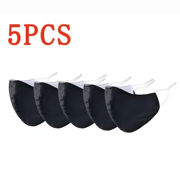 

5Pc Cotton Mouth Mask Washable Dustproof Reusable anti-pollen Face Mask Adult Kid for Child Kids Health Dropshipping Drop