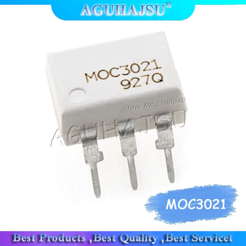 10pcs MOC3052 DIP6 Optocoupler Bidirectional Thyristor Driver