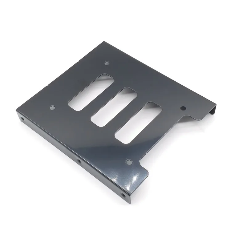 Hard Drive Adapter XT-XINTE 2.5" to 3.5" SSD HDD Metal Mounting Bracket Adapter Hard Drive Holder with SATA & Power 4pin Combo Cable for PC SSD