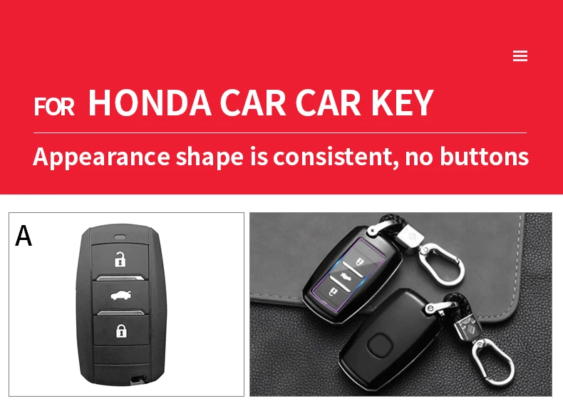 Carbon Fiber Car Smart Key Cover Case Fob For Changan CS75 EADO CS35 RAETON CS15 V3 V5 V7 2020 2021 Protect Shell Accessories - H0420efecd078400298a89bb663151611O