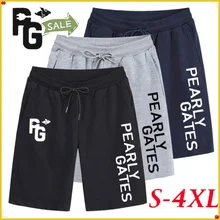Pantalones cortos deportivos con estampado de marca para hombre, Shorts ajustados para correr, Golf, 3 colores, S 4XL, novedad de verano de 2022