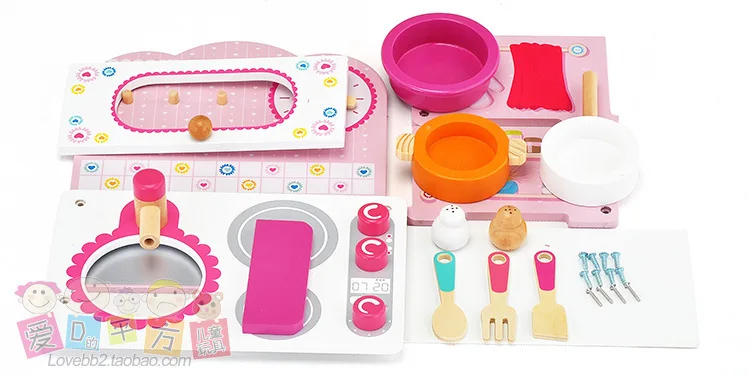 

Genuine Product Play House Kitchen Export Japan Pink Alarm Clock mei qi zao tai Children Early Childhood Educational Parent And