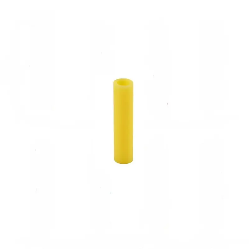 Reusablew Питьевая соломенная кружка-термос с соломкой силиконовый рукав с щетка для чистки бар приборы из нержавеющей стали соломы высокого качества - Цвет: yellow