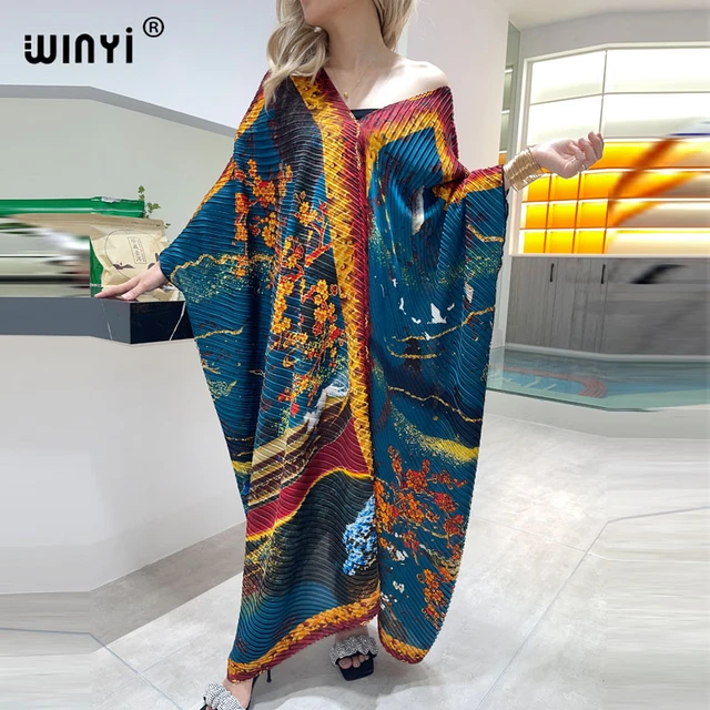 Buy online Notch Neck Floral Kaftan Dress from western wear for Women by  Glamoura for ₹469 at 71% off | 2024 Limeroad.com