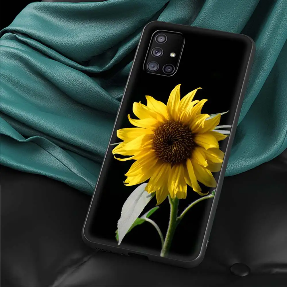 Elegant Dandelion Ink Art Phone Case - Sleek Black Design