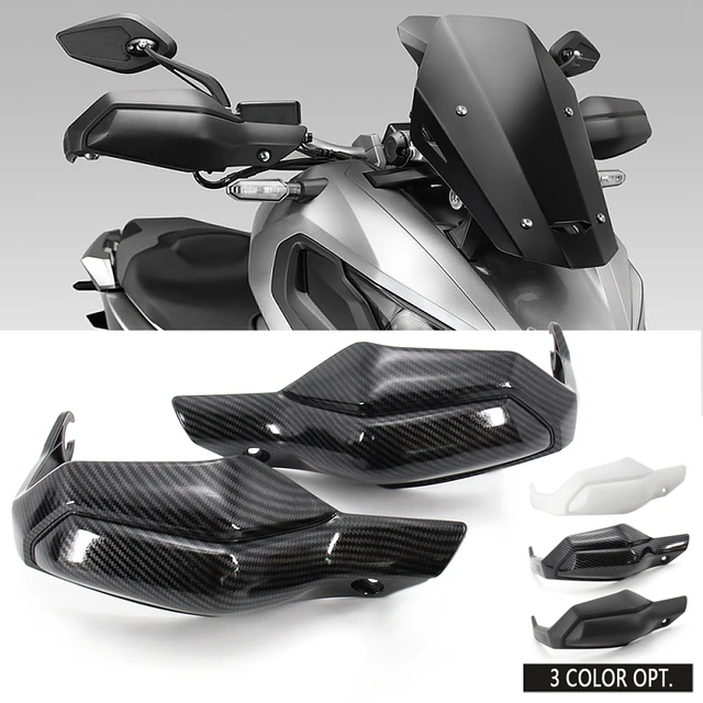 SEENLIN Protège-mains de moto Protège-mains en plastique Protège-mains  Remplacement de pare-brise pour X-ADV 750 2017-2020, Noir - Noir