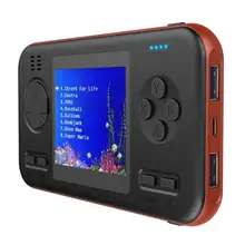ALLOYSEED мини портативная игровая консоль 2," lcd цветной видео игровой Автомобильный плеер с аккумулятором 8000 мАч встроенный 416 классических игр