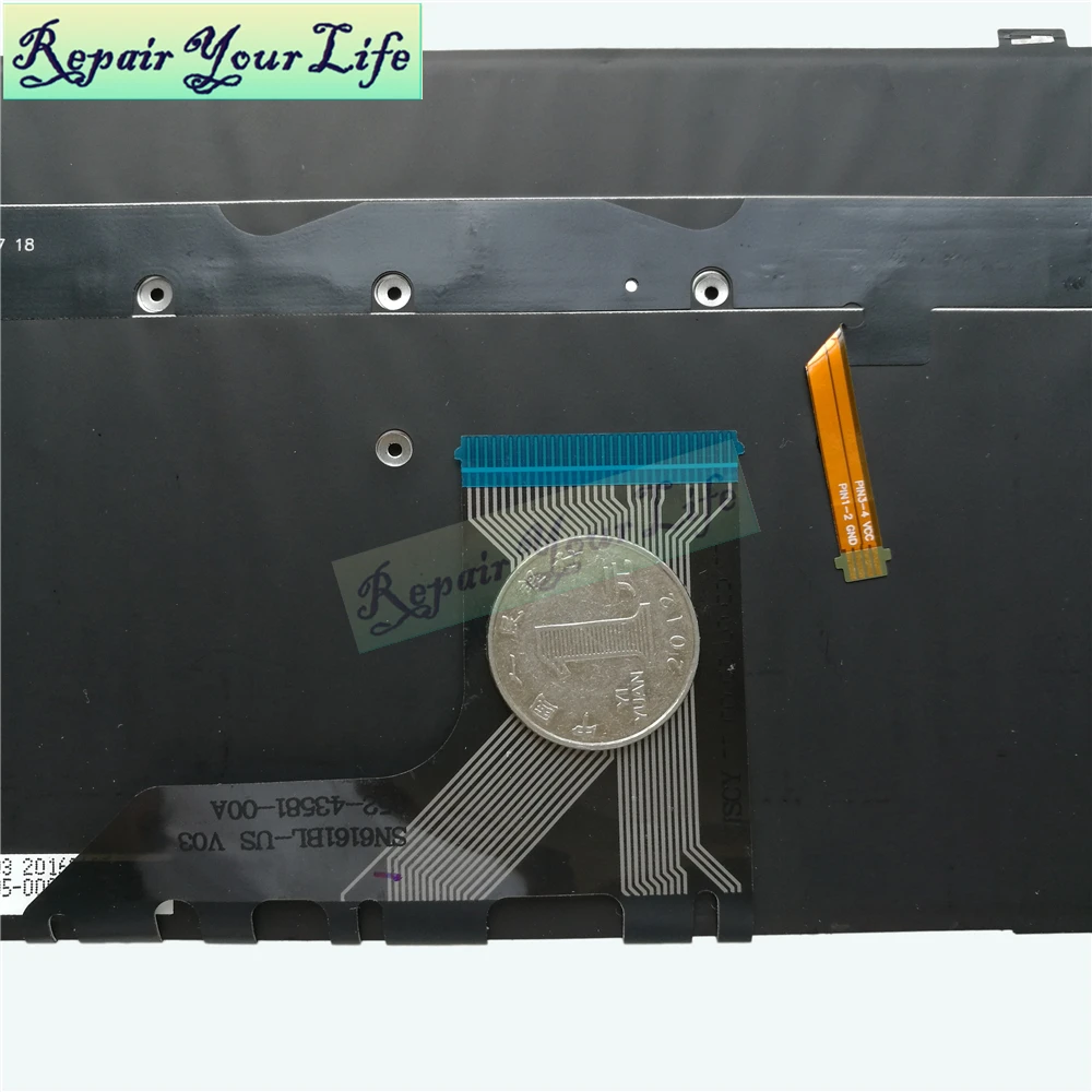Клавиатура для ноутбука HP x360 13 W W000 13T US platinum silver kb с подсветкой горячая Распродажа