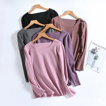 

Double suede round collar warm underwear set women's long johns wear jacket warm pants winter fleece set women thermal set