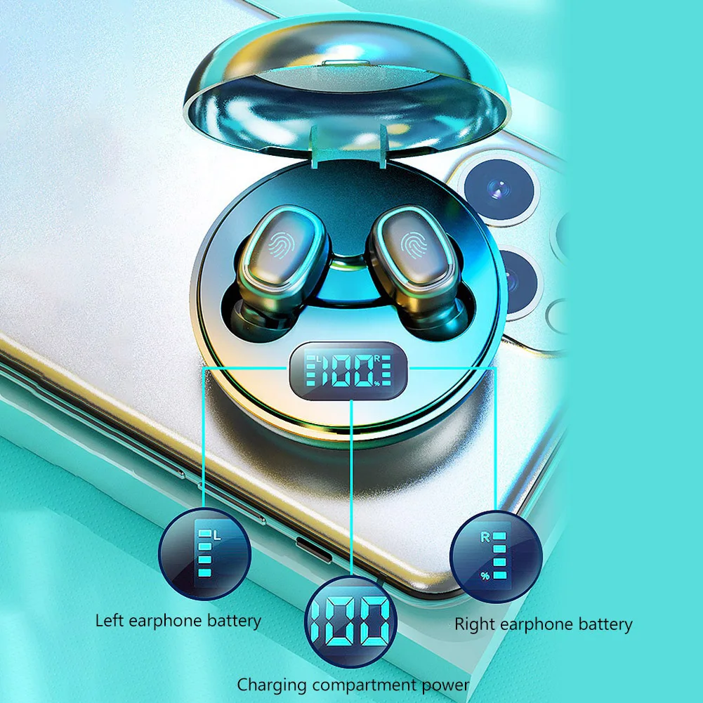 A10 True Wireless Headphones Bluetooth 5 0 Mini TWS Earbuds Sweatproof Sport Headset In ear Wireless Earphones with Mic