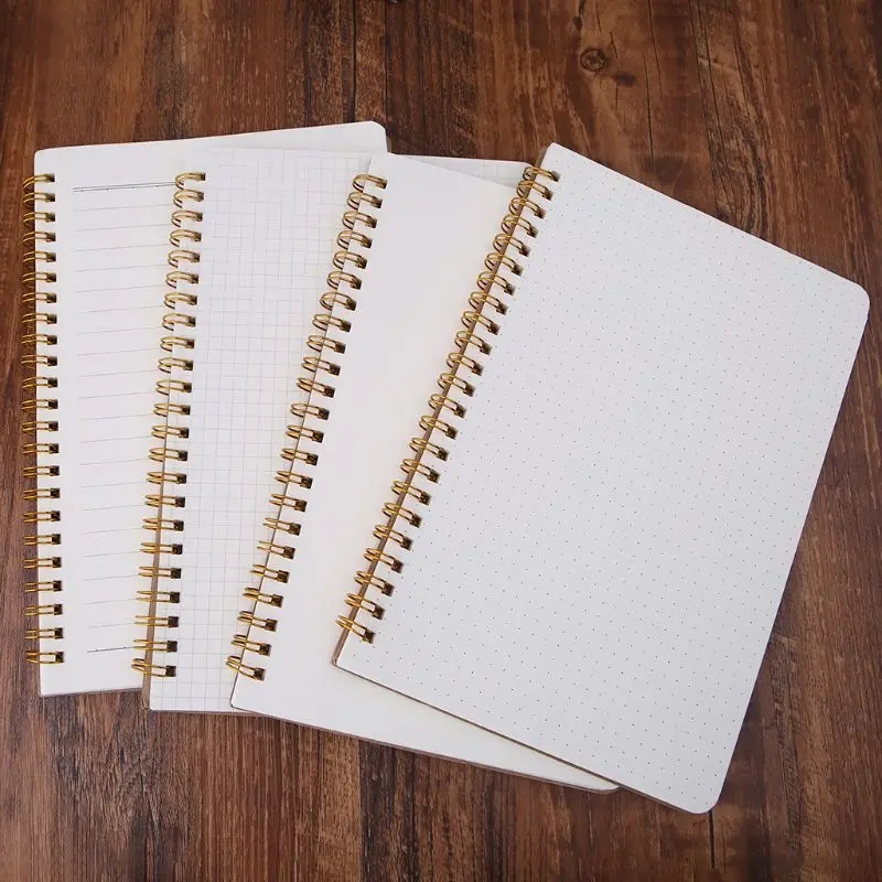 A5 Bullet Notebook Kraft Dot Grid пустая книга для управления временем спиральный журнал