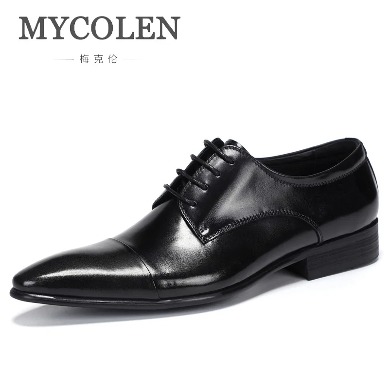 

Business Dress Shoes Men Genuine Leather British Style Formal Shoes Gentleman Wedding Shoe Man Fashion Oxfords Suit Shoes