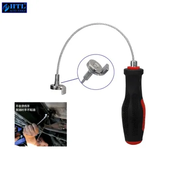 

Strong Magnetic Oil Drain Plug Remover Tool Wrench Anti Scald Magnetic Sump Plug Removal Tool