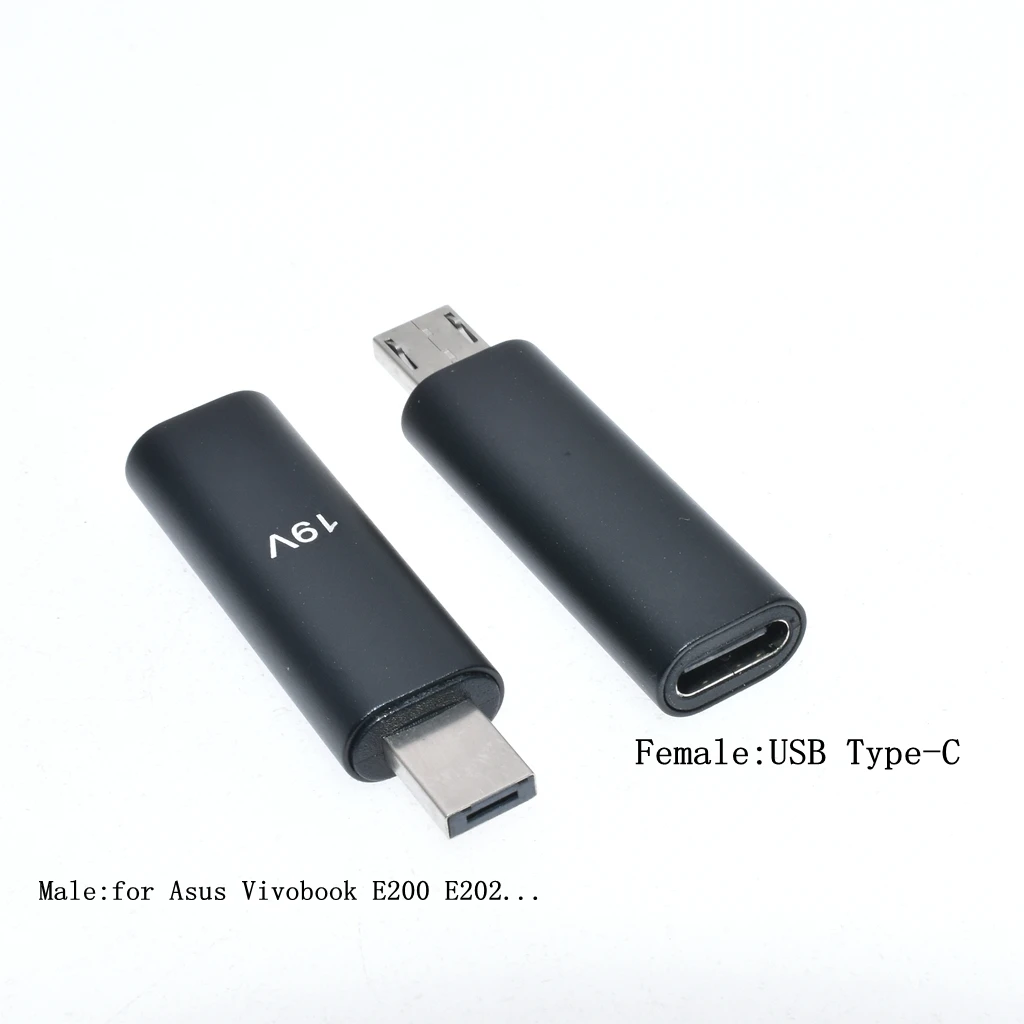 Адаптер питания PD 19 в USB C разъем для Asus Vivobook E200 E202 E202S E202SA E205SA E200H E200HA Eeebook X205 X205t X205TA |