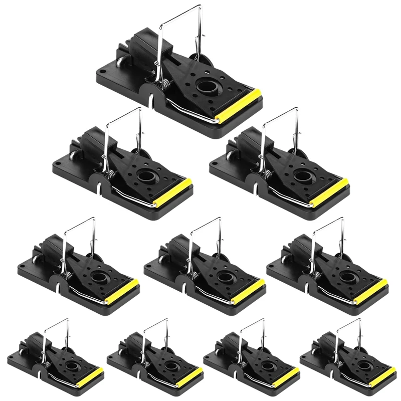 

10 Pack Mouse Trap Mice Trap That Works Human Power Mouse Killer Mouse Catcher Quick Effective Sanitary Safe for Families and Pe