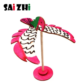 

Saizhi Wooden Balancing Bird DIY Education Toy Creative Kids Science Discovery STEM Education Physics Experiment Kits Project