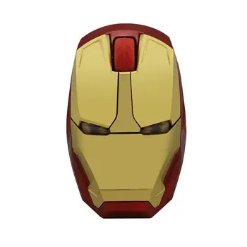 

CHYI Iron Man Wireless Silent Computer Mouse 2.4Ghz Ergonomic Optical Gamer with Mouse Pad For Laptop