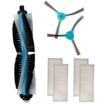 

-Replacement Main Brush,Side Brush, Hepe Filters for Cecotec Conga 1390 Cecotec Conga 1290 Robot Vacuum Cleaner Type 3