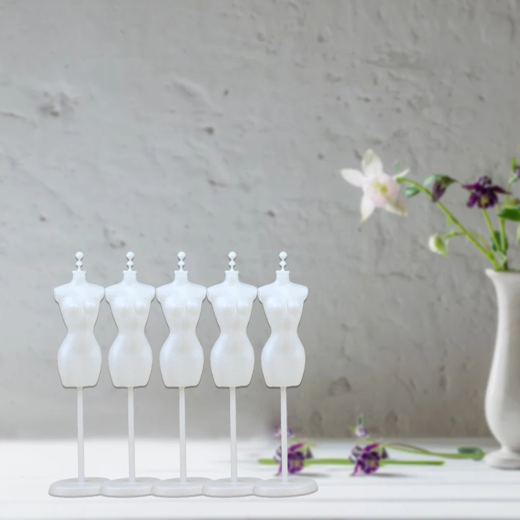 5 шт. кружевное платье в кукольном стиле одежды формы одеждыи стойки Манекен