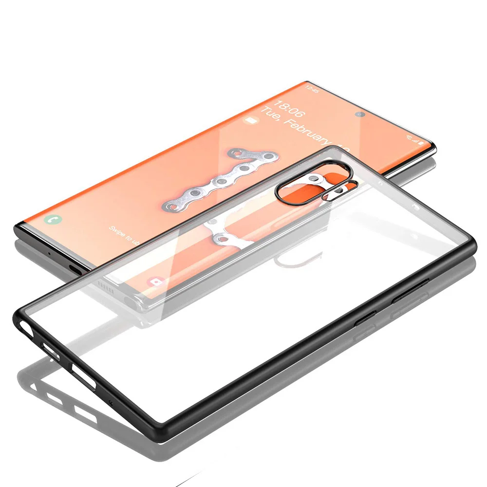 Чехол для samsung Galaxy Note 10 Plus, чехол из ТПУ с покрытием для samsung Note 10, чехол
