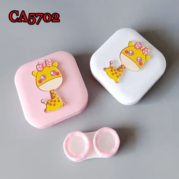 

Pocket Contact Lens Cases with Mirror Cut Graffic Box Convenient Travel Kits for Contact Lens Small Container For Outdoor CA5702