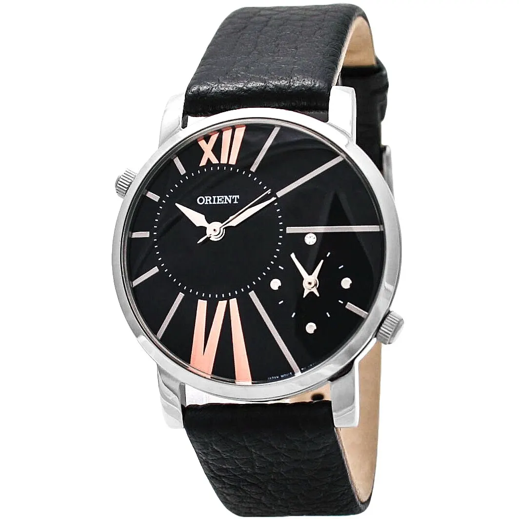 Orient Fub8y002b Original Women's Orient Dual Time Zones Watch Quartz