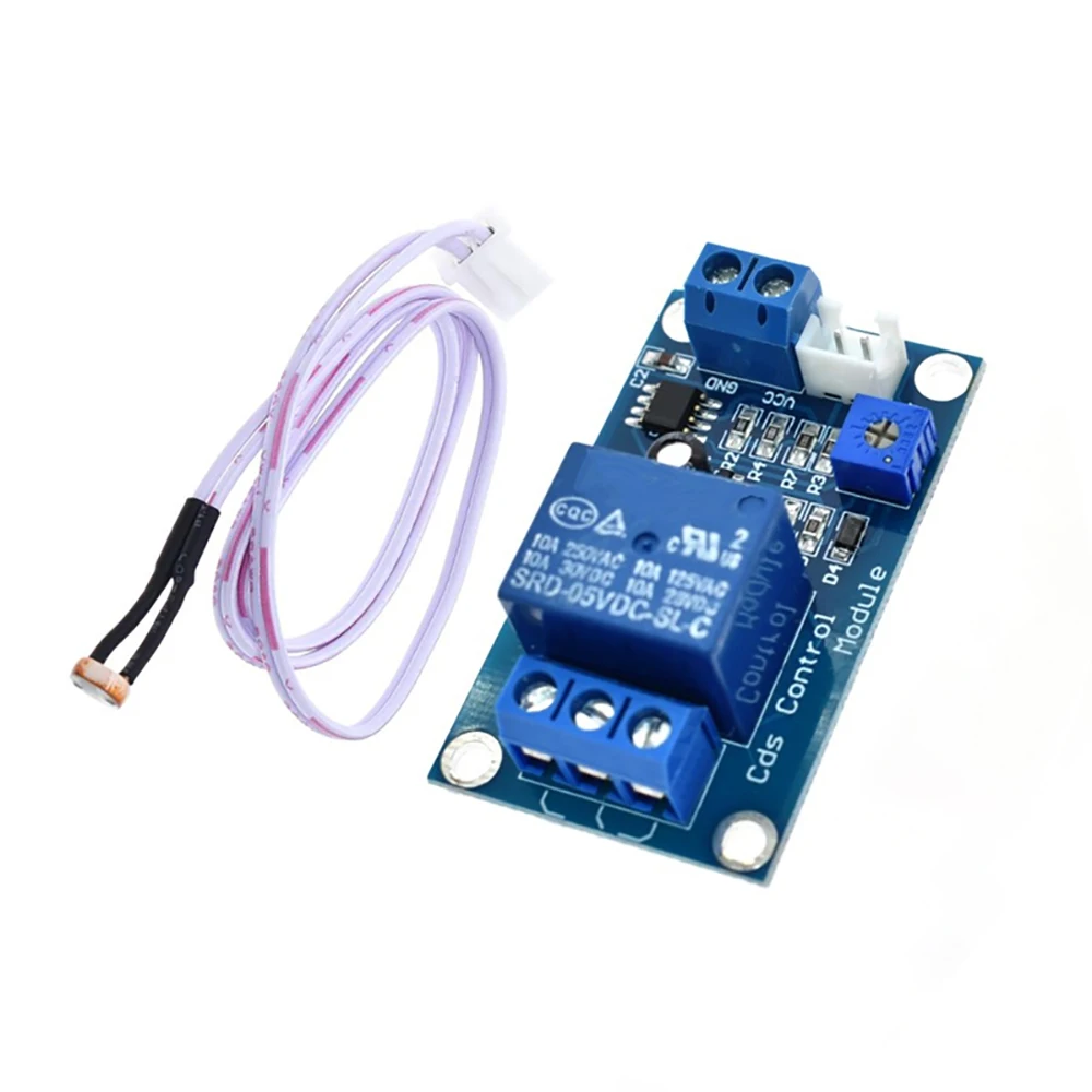 

XH-M131 DC 5V / 12V Light Control Switch Photoresistor Relay Module Detection Sensor 10A brightness Automatic Control Module