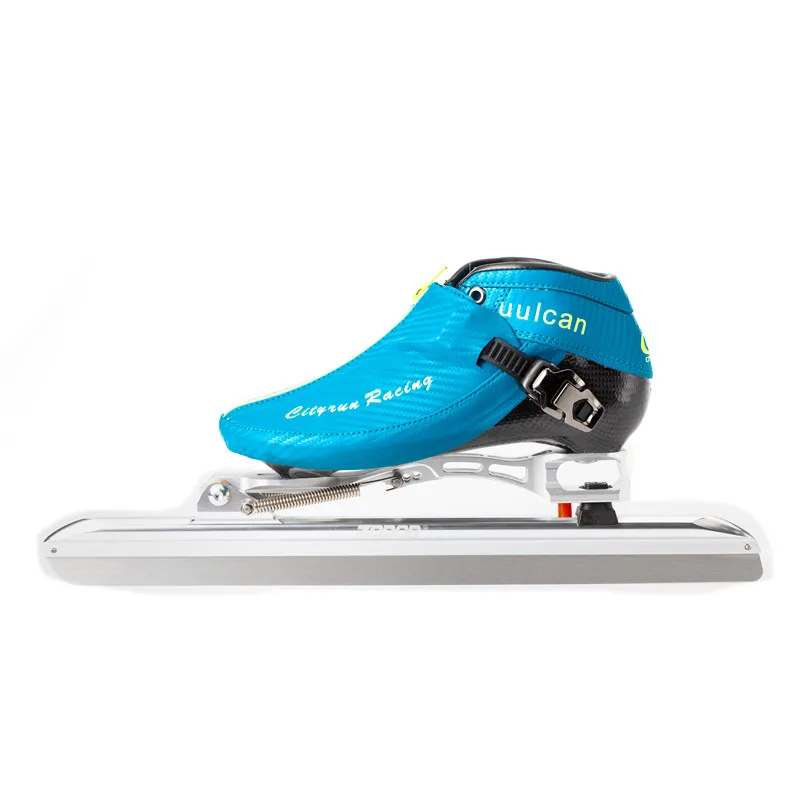 Blue Dislocation Новое поступление CITYRUN Inline Скорость роликовые коньки Patines, с застежкой-молнией, замок углеродного волокна загрузки 90 100 мм 110 мм 4 колеса 380 410 430 мм - Цвет: Blue Dislocation
