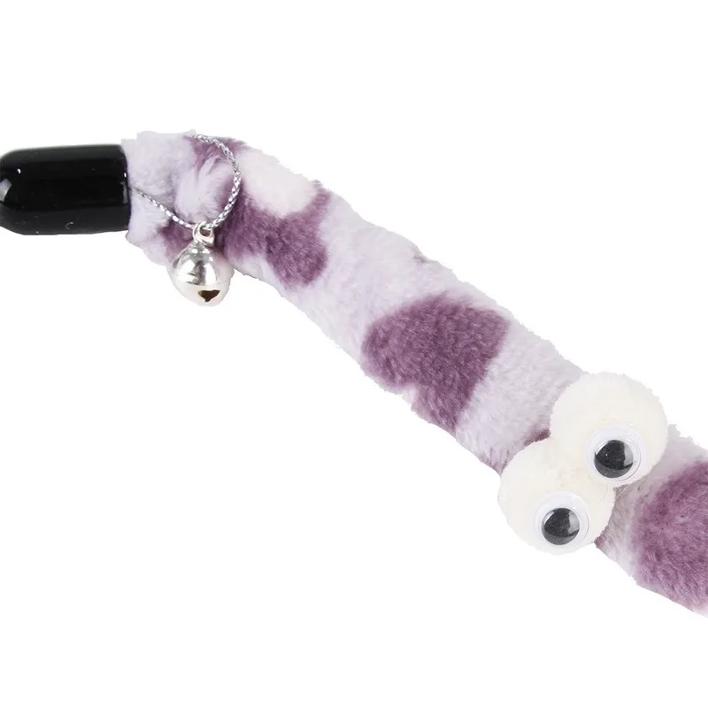 1PCs Kitten Cat Pet Toy Fishing Rod Stick Teaser Colour Streamer Interactive Cat Play Wand with Bell Toys for Cats Funny Cat Toy