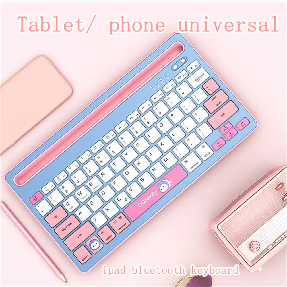Wireless Bluetooth Keyboard Silent Gaming Keyboard For Macbook IPhone IPad Keyboard Tablet PC Gamer Computer Keyboard