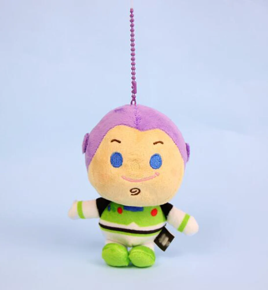 20/лот 7 стилей Q Bunny Buzz Woody Alien Lightyear Ducky Forky Mr. Potato " 10 см Плюшевые брелоки на цепочке мягкие игрушечные животные игрушки - Цвет: Buzz Lightyear