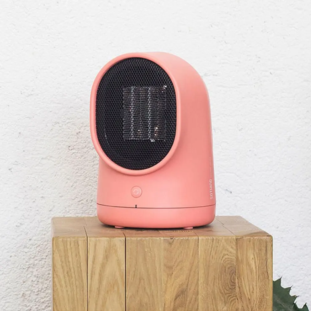 Warmbaby Portable Personal Air Heater Dull Heater Office Home Self-Controlled Thermostat Heater Fan Heater