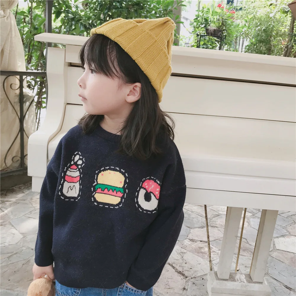 Tonytaobaby/Новинка; сезон осень-зима; Детские теплые свитера; вязаные свитера; свитер для малышей; детские свитера