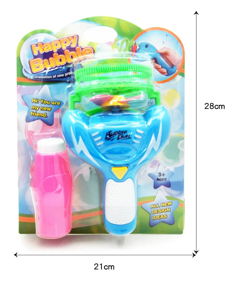 Stall Toy Fully Automatic Electric Light And Sound Dolphin Bubble Gun 2 Bottles of Water Bubble Toys